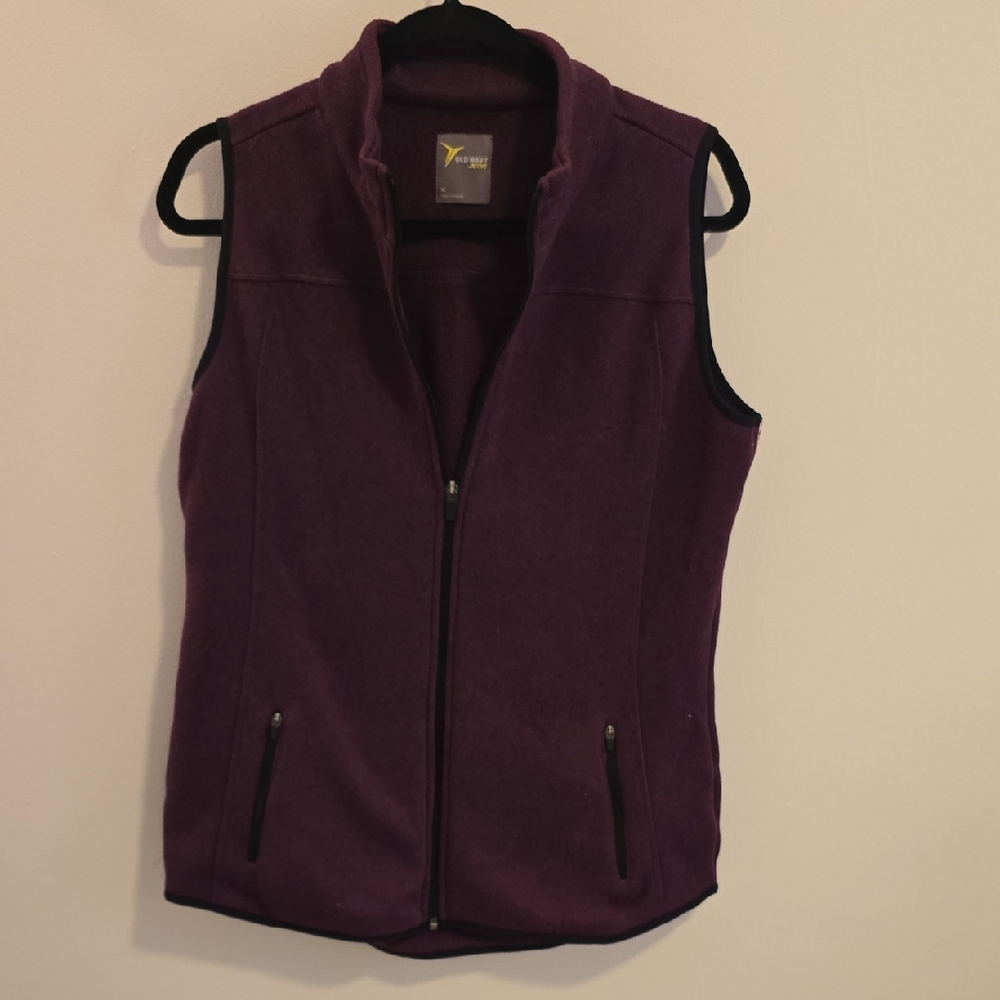 Purple Fleece Old Navy Active Vest